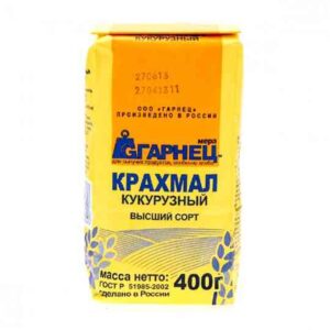Крахмал Гарнец кукурузный без глютена 400гр.
