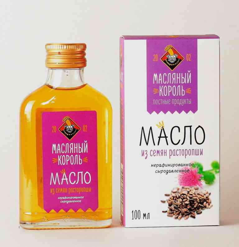 Масло из семян расторопши 100% 0,100гр
