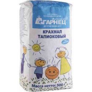 Крахмал Гарнец тапиоковый без глютена 500гр.