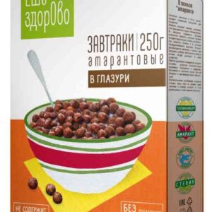 Завтраки амарантовые ЕШЬ ЗДОРОВО с темным шоколадом 250гр