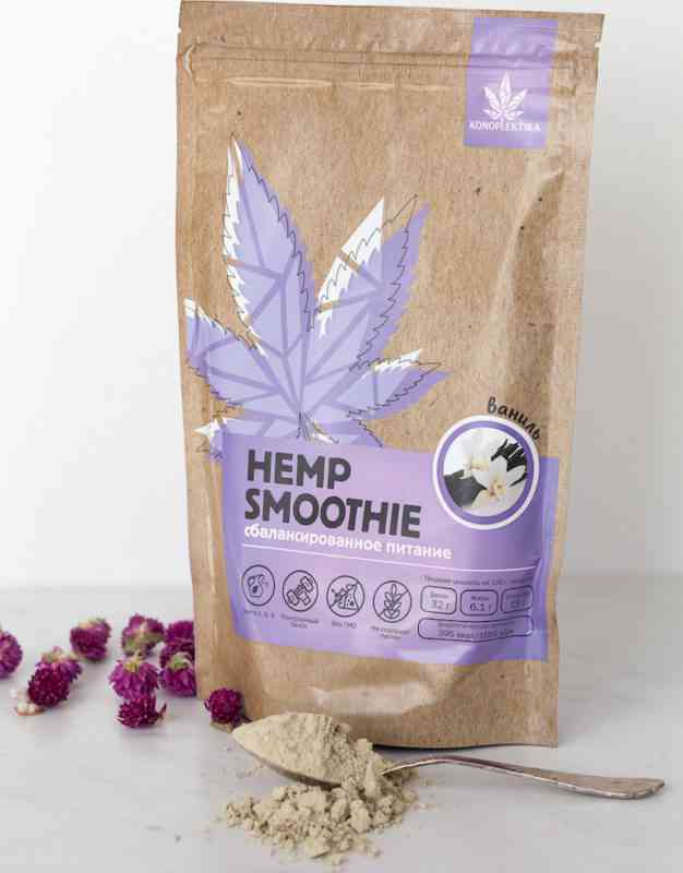 Сбалансированное питание «HempSmoothie» ваниль 250 гр