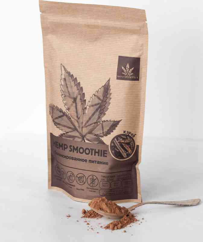 Сбалансированное питание «HempSmoothie» кэроб 250 гр