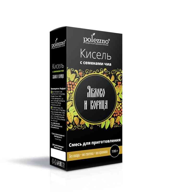 Polezzno Кисель «Яблоко и корица» 100 гр.