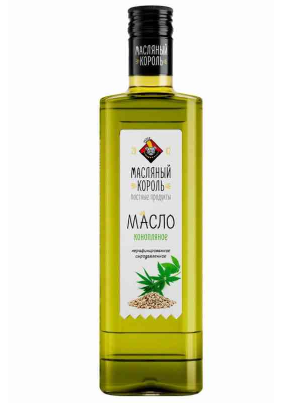 Масло конопляное 100% 0,350г