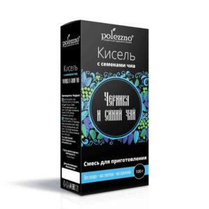 Polezzno Кисель "Черника и синий чай" 100 гр.