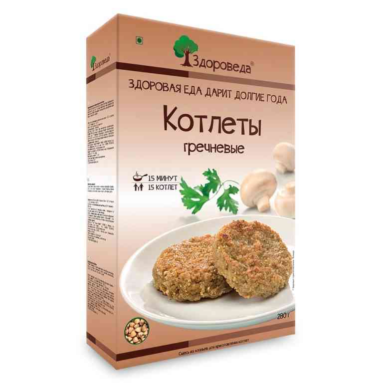 Котлеты гречневые «Здороведа» 280гр.