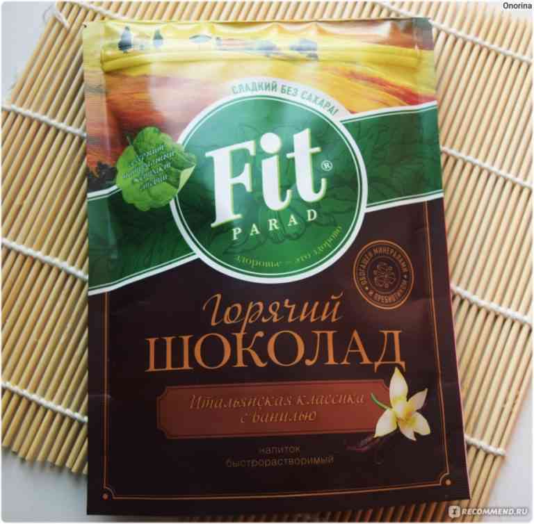 Fit Parad Напиток б/р на стевии Горячий шоколад Итальянская классика с ванилью 200г
