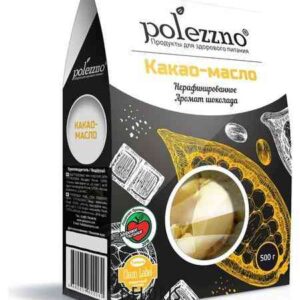 Polezzno Какао-масло нерафинированное аромат шоколада 500гр.