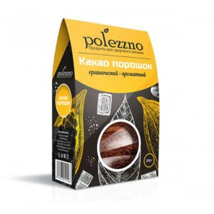 Polezzno Какао-порошок органический ароматный 200гр