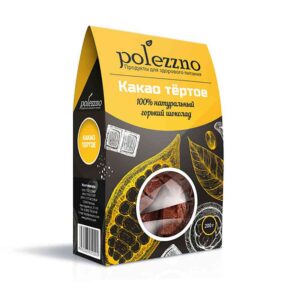 Polezzno Какао тертое горький шоколад 500гр.
