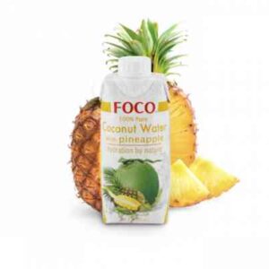 Кокосовая вода с ананасом FOCO Tetra Pak 330мл.