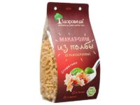 Макароны цельнозерновые из полбы Спираль "Здороведа" 350 гр.