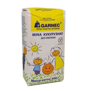 Мука Гарнец Кукурузная без глютена 500гр.