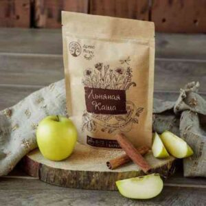 Древо Жизни ЛЬНЯНАЯ КАША с яблоком и корицей 400гр.