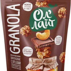 Ол лайт Мюсли хрустящие медовые шоколад с орехами 280гр.