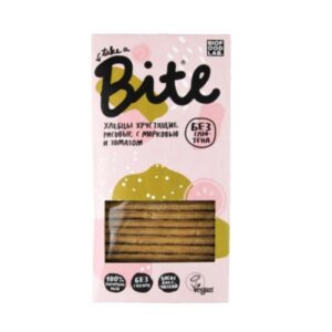 Bite Хлебцы хрустящие рисовые с морковью и томатом 150г.