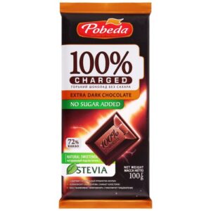 Шоколад " Горький 72% Чаржед без сахара" 100гр.