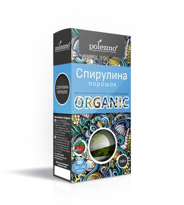 Polezzno Спирулина порошок 100гр.