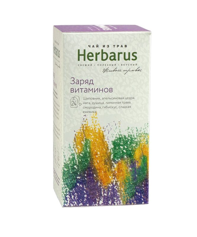 Herbarus Чай пакетированный «Заряд Витаминов»