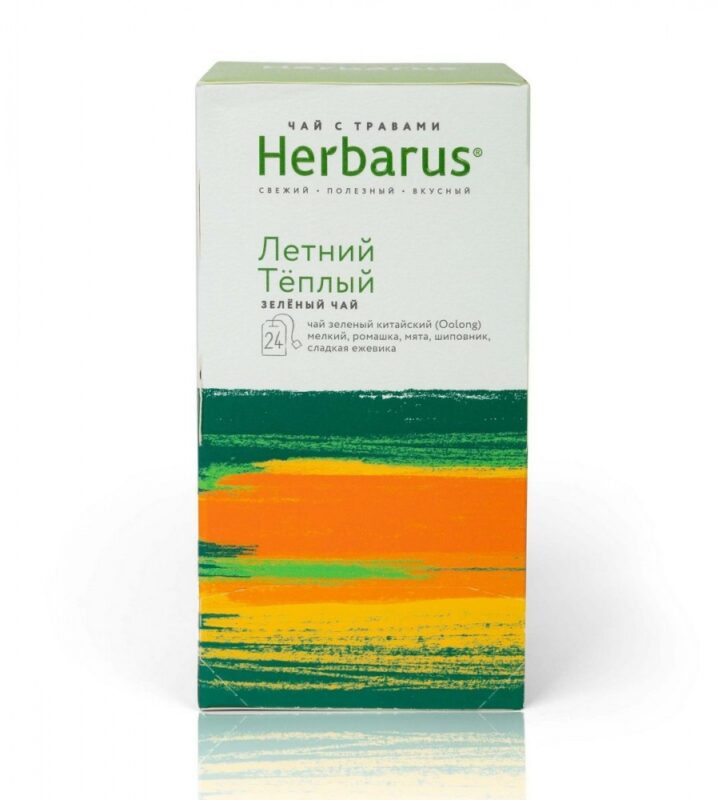 Herbarus Чай пакетированный «Летний Тёплый» 24п.
