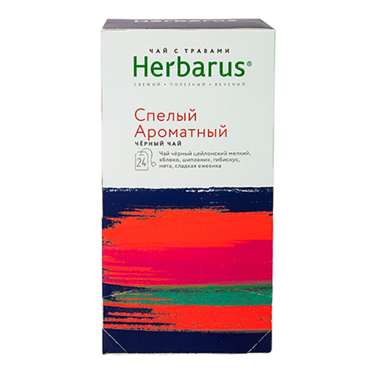 Herbarus Чай пакетированный «Спелый Ароматный» 24п.