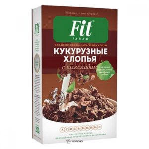 Кукурузные хлопья шоколадные со стевией 200гр.