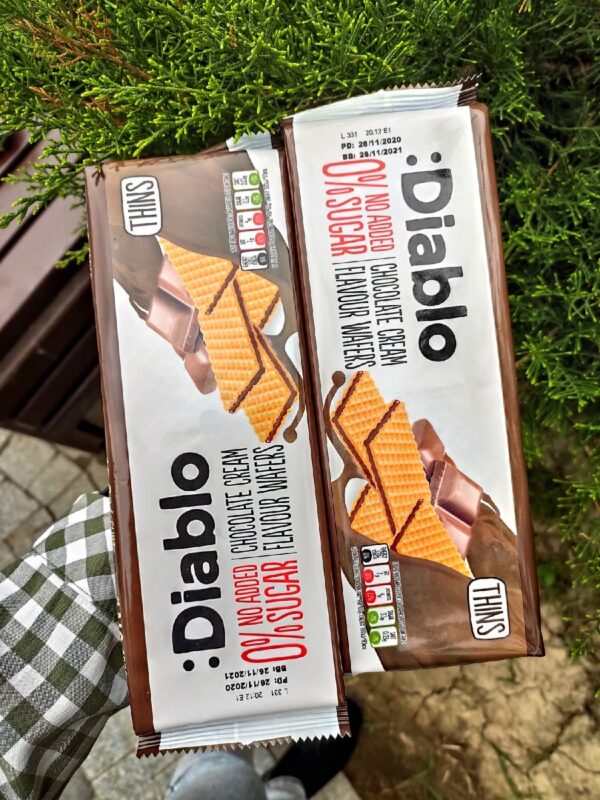 DIABLO вафли с шоколадным вкусом 160гр