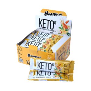 BOMBBAR Батончик КЕТО МИНДАЛЬНАЯ НУГА И ВАНИЛЬ 40гр.