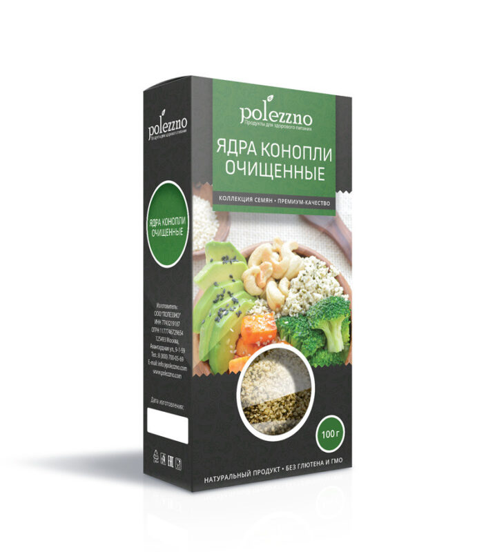 Polezzno Ядра конопли 100гр.