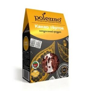 Polezzno Какао тертое нерафинированное 200гр