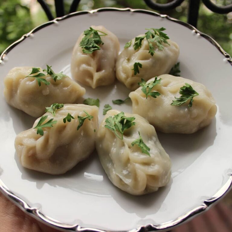 манты с кониной