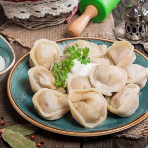 Пельмени с кониной