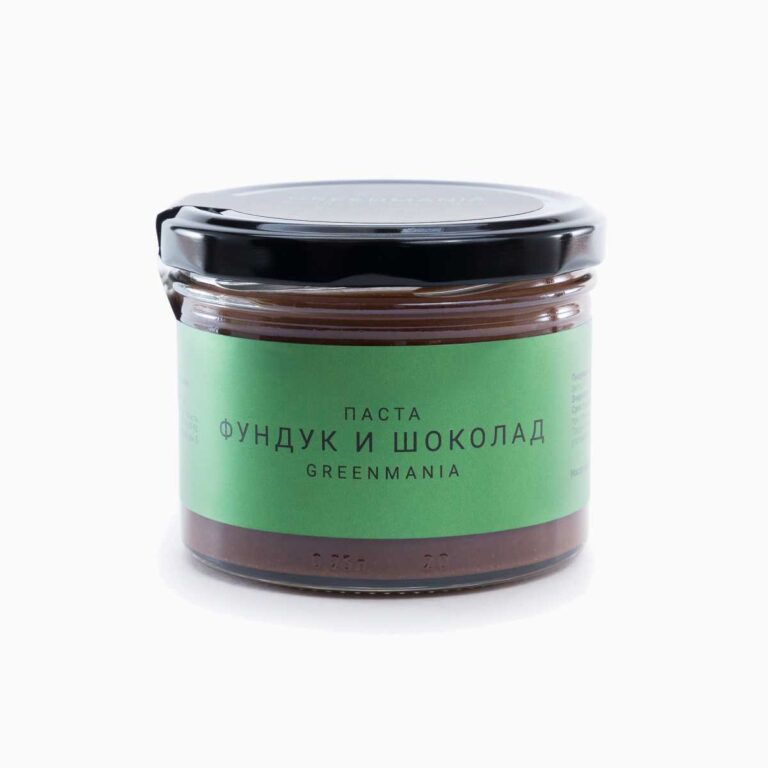 Паста GreenMania ФУНДУК И ШОКОЛАД 200 гр.