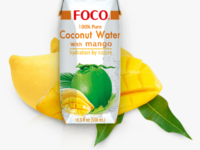 Кокосовая вода с манго FOCO Tetra Pak 330мл.