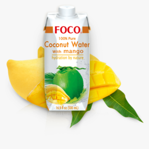 Кокосовая вода с манго FOCO Tetra Pak 330мл.