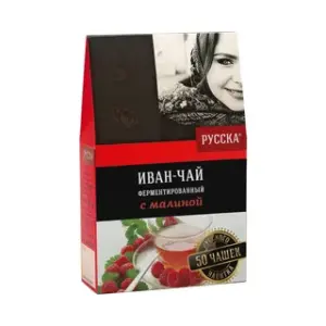 Иван-чай ферментированный с малиной "РУССКА" 50г