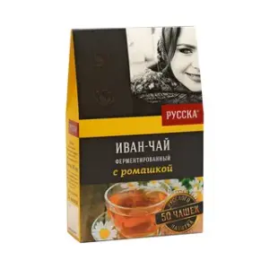 Иван-чай ферментированный с ромашкой "РУССКА" 50г