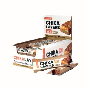 CHIKALAB Батончик глазированный Chika Layers соленая карамель и арахис 60гр