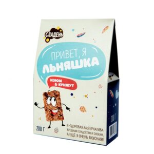 Льняшки с изюмом 200гр.