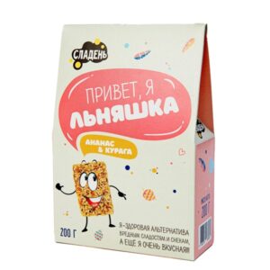 Льняшки с курагой 200гр.