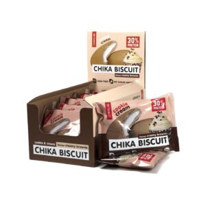 CHIKALAB Печенье неглазированное с начинкой СЛИВОЧНЫЙ БРАУНИ 50гр.