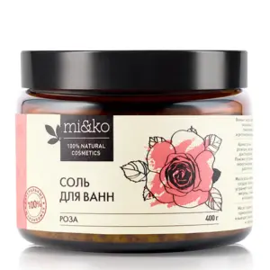 Соль для ванн Роза 400гр.