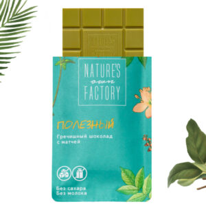 Nature's own factory Шоколад с гречишным чаем МАТЧА 20гр.