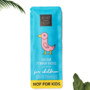 Nature's own factory для ДЕТЕЙ Белый шоколад с бананом 20гр.