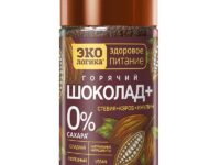 Экологика Напиток растворимый "ГОРЯЧИЙ ШОКОЛАД+" банка 125гр.