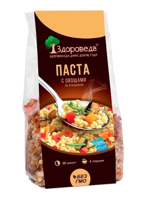Паста с овощами по итальянски «Здороведа» 250 гр.