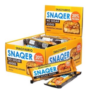 SNAQER Батончик глазированный АРАХИС И КАРАМЕЛЬ 50гр.