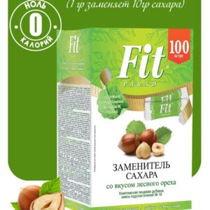 Комплексная пищевая добавка: Смесь подсластителей "ФитПарад №18" со вкусом лес.орех (100шт/стик) 50г