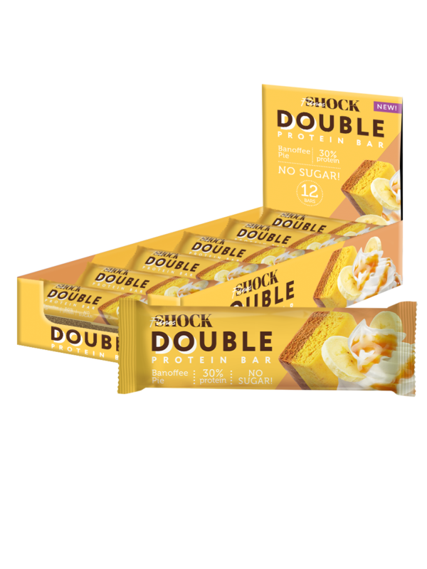 FitnesShock Double батончик Пирог Баноффи 40гр