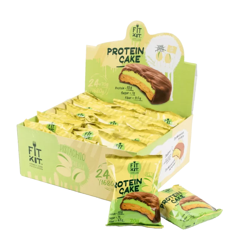 FIT KIT Protein cake 70гр Фисташковый крем